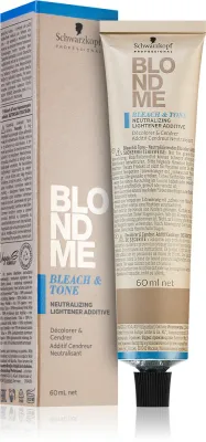 Schwarzkopf Professional Blondme Bleach & Tone - Светящее и тонизирующее средство, 60 мл