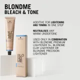 Schwarzkopf Professional Blondme Bleach & Tone - Светящее и тонизирующее средство, 60 мл, оттенок Ash — фото 4