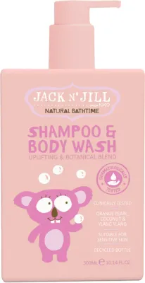 Jack N’ Jill Natural Bathtime Shampoo & Body Wash - Шампунь и гель для душа для детей, 300 мл