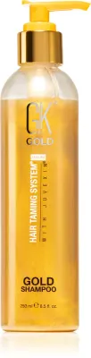 GK Hair Gold Shampoo - Увлажняющий и защитный шампунь с алоэ и маслом ши, 250 мл