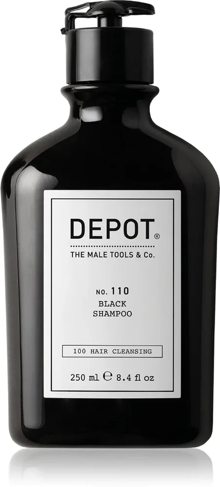 DEPOT 100 HAIR CLEANSING NO. 110 BLACK SHAMPOO - Шампунь для нейтрализации рыжих оттенков