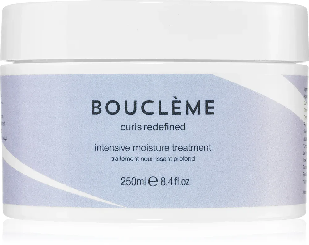 Boucleme Curl Intensive Moisture Treatment - Увлажняющая и питательная маска для волос, придающая им эластичность и блеск, подходит для кудрявых и волнистых волос, 250 мл