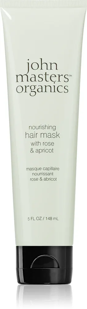 John Masters Organics Rose & Apricot Hair Mask - Питательная маска для волос, 148 мл
