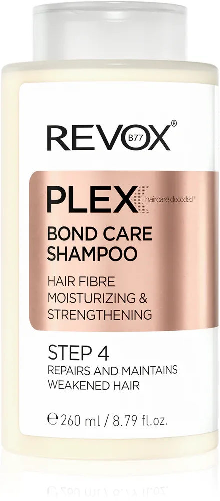 Revox B77 PLEX Bond Care Shampoo. Step 4 - Увлажняющий укрепляющий шампунь, 260 мл