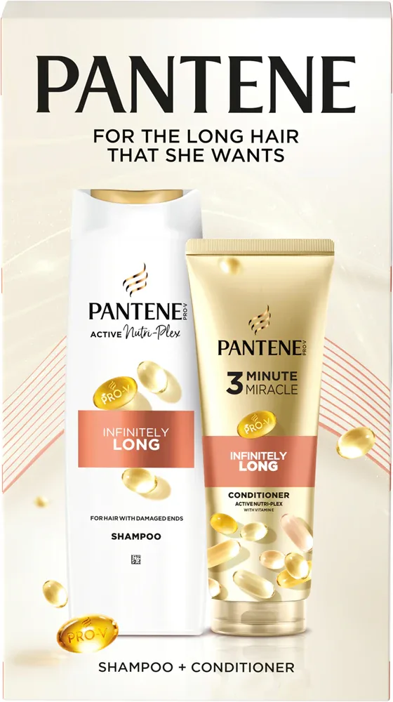 Pantene For Infinitely Long Hair Set - Подарочный набор для длинных волос