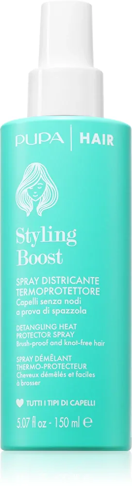 PUPA Milano Styling Boost Heat Protection - Спрей для термической укладки волос, 150 мл