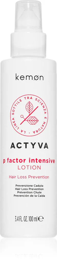 Kemon Actyva P Factor Intensive - Молоко против выпадения волос, 100 мл