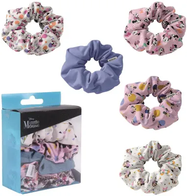 Disney Minnie Scrunchies - Резинка для волос для детей, 5 шт