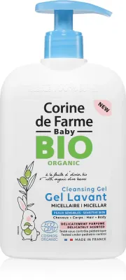 Corine de farme Baby BIO Cleansing Gel - Мицеллярный гель для тела и волос, 500 мл