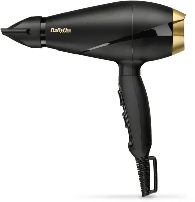 Фен для волос BaByliss Power Pro 2000 6704E с мотором AC, с узким концентратором, 2000 Вт