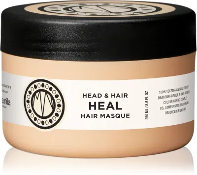 Maria Nila Head & Hair Heal Masque - Маска против перхоти и выпадения волос с фильтром UV, 250 мл
