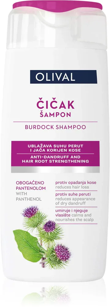 Olival Treatment Burdock - Шампунь для сухих и поврежденных волос, 250 мл