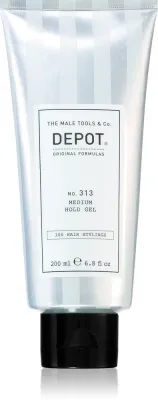 DEPOT 300 HAIR STYLING NO. 313 MEDIUM HOLD GEL - Гель для укладки волос для фиксации формы, 200 мл