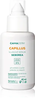 Cannaderm Capillus Seborea Hair Serum - Активная сыворотка для сухой и зудящей кожи головы, 40 мл