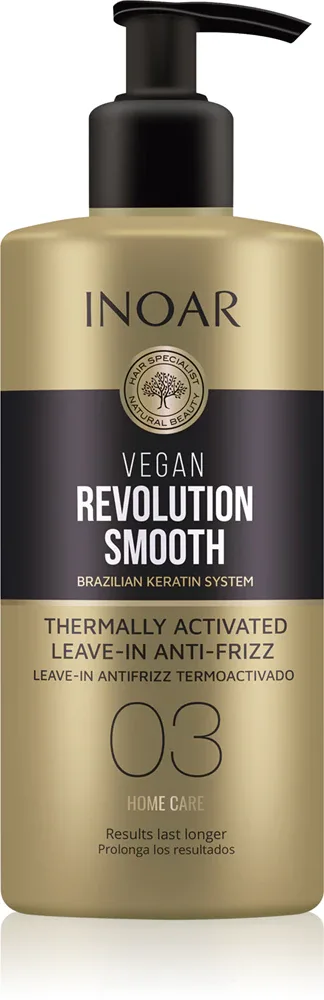 Кондиционер для волос INOAR Vegan Revolution Smooth несмываемый, разглаживающий, 350 мл