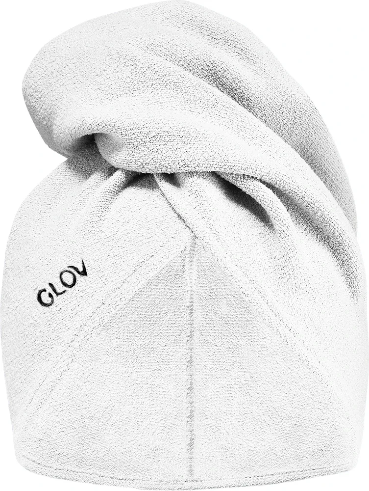 GLOV Ultra-absorbent - Полотенце для волос, 1 шт, оттенок Original White