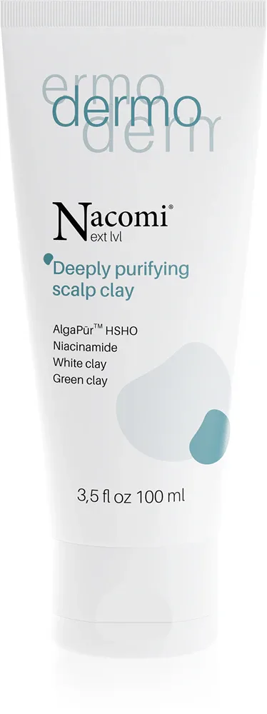Nacomi Next Level Deeply purifying scalp clay - Глубоко очищающая маска для кожи головы, 100 мл