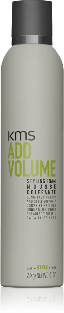 KMS Add Volume Styling Foam - Пена для волос для долговременного объема, 300 мл