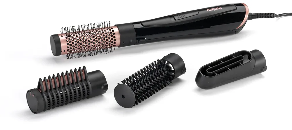 Фен-щётка для волос BaByliss Perfect Finish AS126E с ионизацией, с четырьмя насадками, 1000 Вт