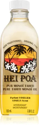 Hei Poa Pure Tahiti Monoï Oil Vanilla - Многофункциональное масло для тела и волос, 100 мл