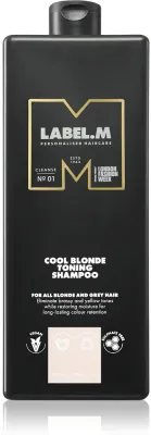 label.m Cool Blonde Toning Shampoo - Шампунь для нейтрализации желтоватых оттенков, 1000 мл