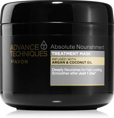 Avon Advance Techniques Absolute Nourishment - Маска глубокого питания с аргановым маслом, 375 мл