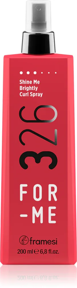 Framesi For-Me Curl & Volume - Спрей для блеска кудрявых волос, 200 мл