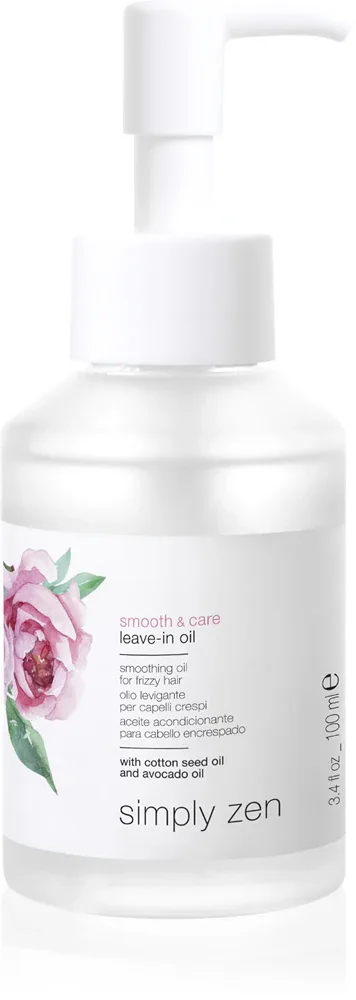 Simply Zen Smooth & Care Leave-in Oil - Масло для волос против пушистости, 100 мл