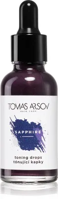Tomas Arsov Sapphire Toning Drops - Уход за волосами для осветленных волос с холодным блондом, 30 мл