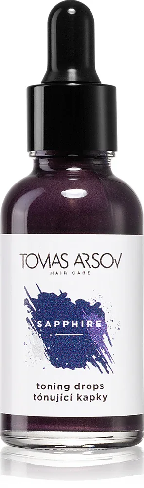 Tomas Arsov Sapphire Toning Drops - Уход за волосами для осветленных волос с холодным блондом, 30 мл