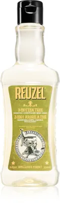 Reuzel Tea Tree - Шампунь 3в1, кондиционер и гель для душа для мужчин
