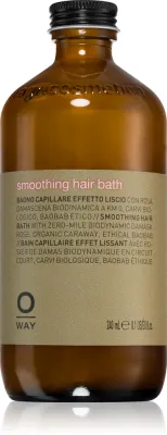 Oway Smooth+ Hair Bath - Смягчающий шампунь для сухих и трудно укладываемых волос, 240 мл