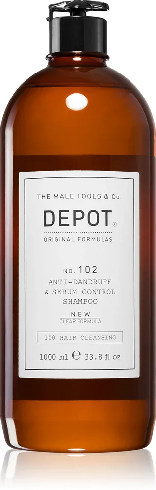 DEPOT 100 HAIR CLEANSING NO. 102 PURIFYING & SEBUM CONTROL - шампунь, восстанавливающий баланс жирной кожи головы
