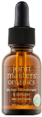 John Masters Organics Dry Hair Nourishment & Defrizzer - Масло для волос для смягчения и ухода, 23 мл