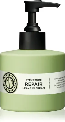 Maria Nila Structure Repair Leave In Cream - Восстанавливающий крем для волос, питающий от корней до кончиков, 200 мл