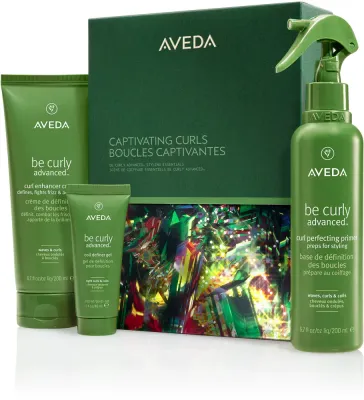Aveda Holiday Captivating Curls Be Curly Advanced Styling Essentials - Праздничный набор подарочный для кудрявых волос, 1 шт