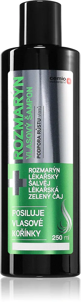 Шампунь для волос Cemio Rosemary shampoo с маслом розмарина, для тонких волос, 250 мл