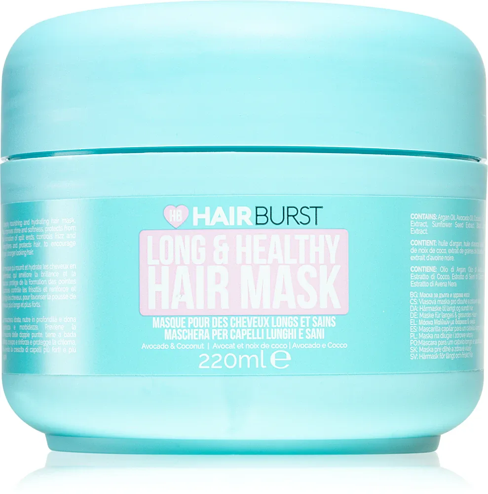 Hairburst Long & Healthy Hair Mask - Питательная увлажняющая маска для волос, 220 мл