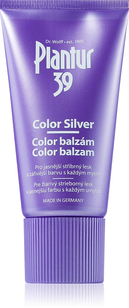 Plantur 39 Color Silver - Кофейный бальзам, нейтрализующий желтоватые оттенки, 150 мл