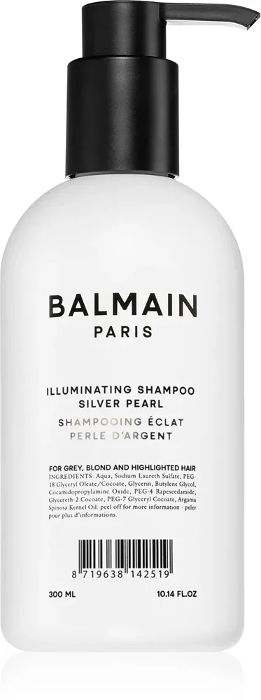 Balmain Hair Couture lluminating Shampoo Silver Pearl - Шампунь для светлых волос, 300 мл