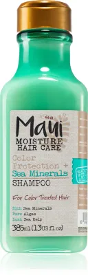 Maui Moisture Colour Protection + Sea Minerals - Отбеливающий и укрепляющий шампунь для окрашенных волос с минералами, 385 мл