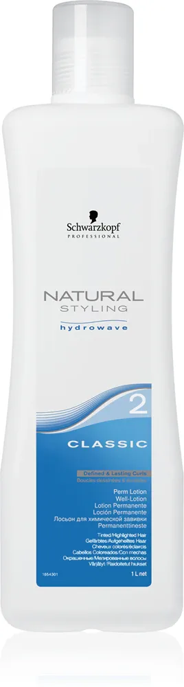 Schwarzkopf Professional Natural Styling Hydrowave - Долговременная завивка для окрашенных и с балаяжем волос 2 Classic, 1000 мл