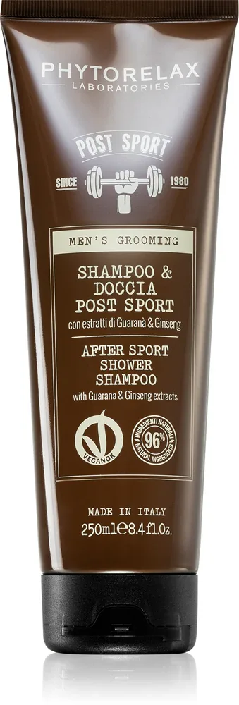 Phytorelax Laboratories Men's Grooming After Sport - Шампунь и гель для душа для мужчин, 250 мл