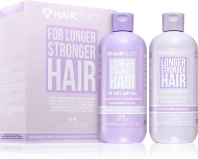 Hairburst Longer Stronger Hair Curly, Wavy Hair Set - Подарочный набор для кудрявых волос, 2 мл