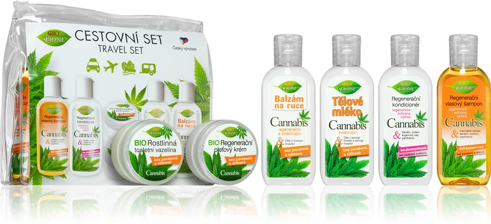 Bione Cosmetics Cannabis - Набор для путешествий