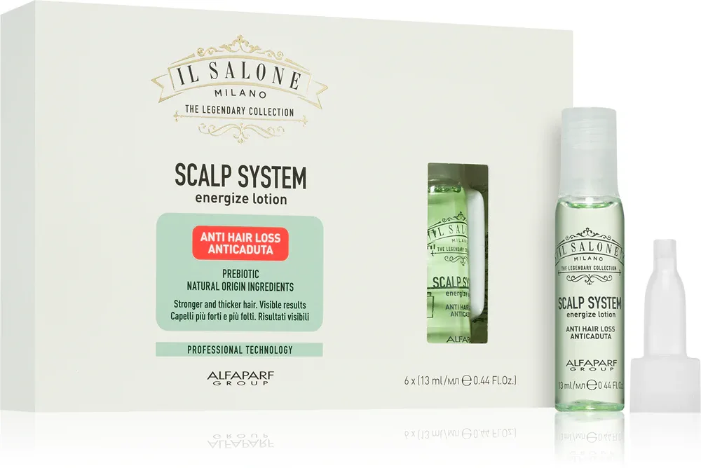 Alfaparf Milano Il Salone Milano Scalp System - Сыворотка против выпадения волос, энергетизирующая, 6 мл