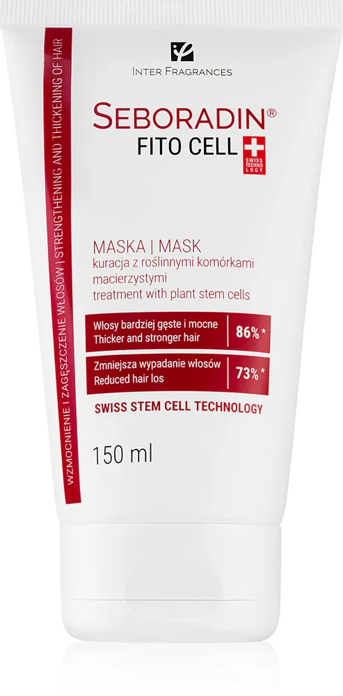 Seboradin Fito Cell - Маска для волос, укрепляющая для слабых волос с склонностью к выпадению, 150 мл