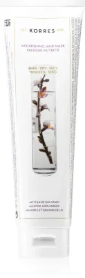 Korres Almond & Linseed - Питательная маска для сухих и поврежденных волос, 125 мл