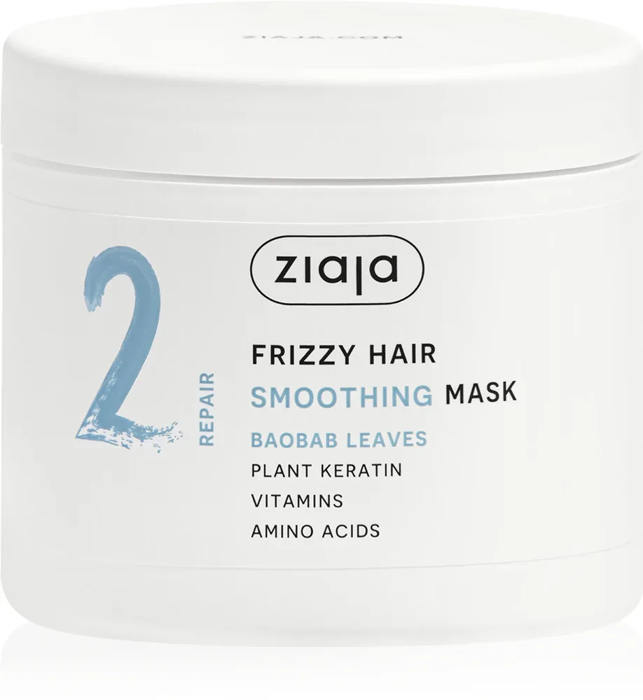 Ziaja Plant Essentials Baobab Leaves - Смягчающая маска для кудрявых волос, 350 мл