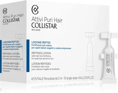 Collistar Hair Peptides Lotion Anti-hair Loss - Масло для волос с пептидами, 15 мл